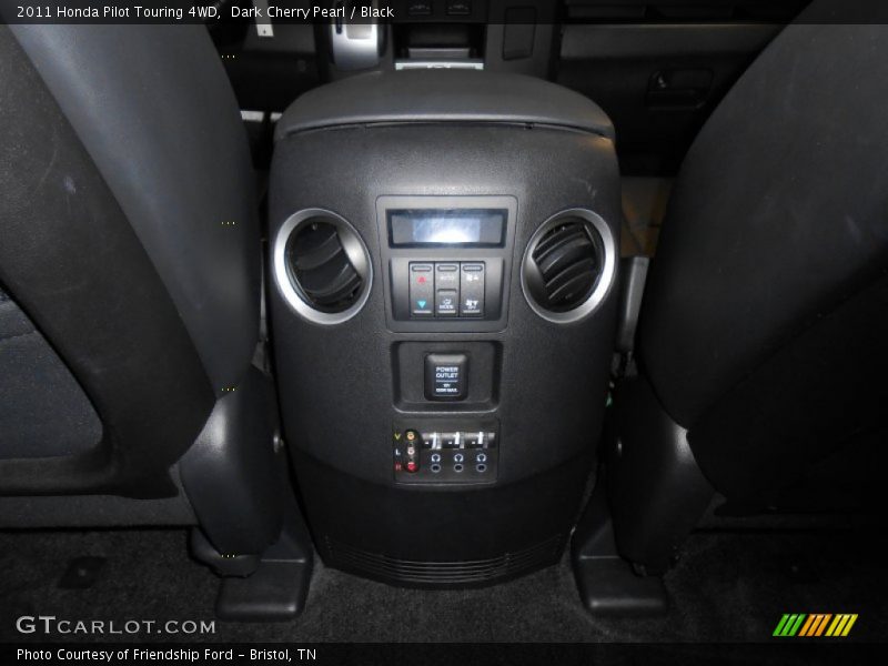 Dark Cherry Pearl / Black 2011 Honda Pilot Touring 4WD