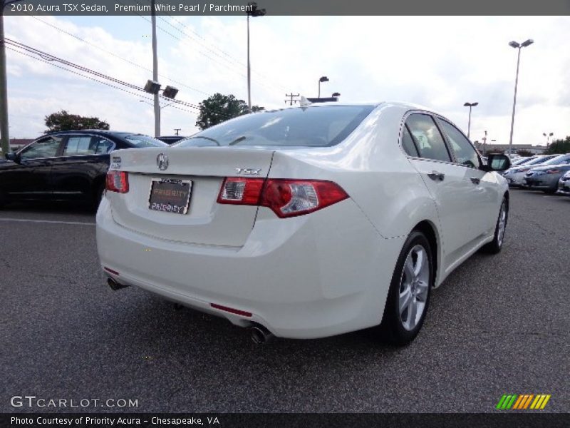 Premium White Pearl / Parchment 2010 Acura TSX Sedan