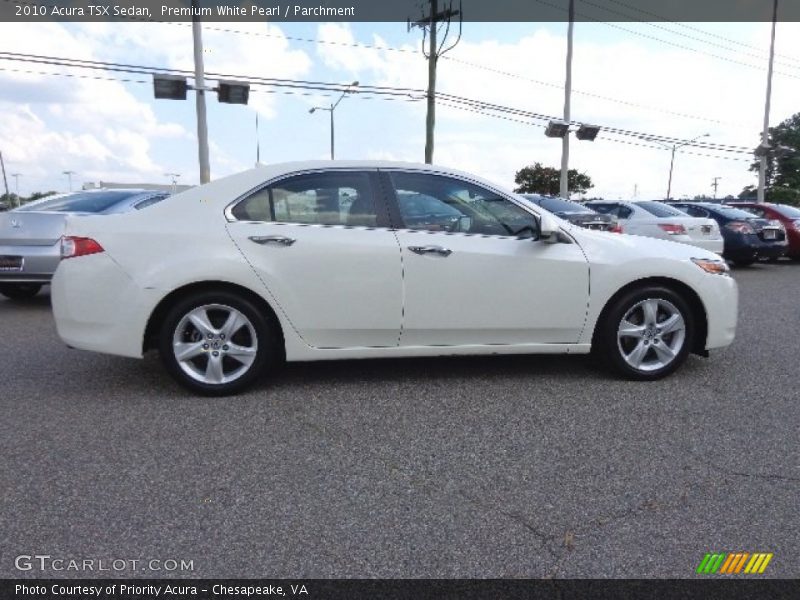 Premium White Pearl / Parchment 2010 Acura TSX Sedan