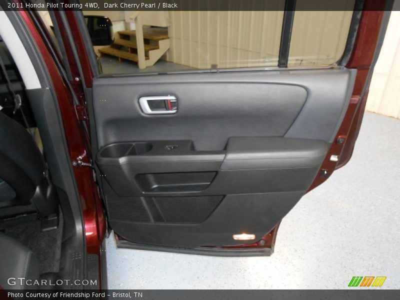 Dark Cherry Pearl / Black 2011 Honda Pilot Touring 4WD