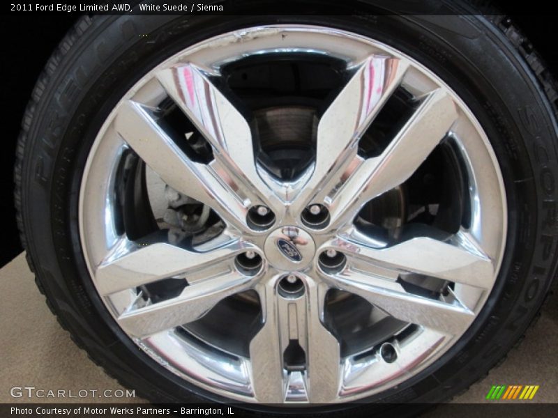 White Suede / Sienna 2011 Ford Edge Limited AWD