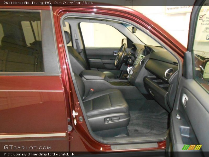 Dark Cherry Pearl / Black 2011 Honda Pilot Touring 4WD