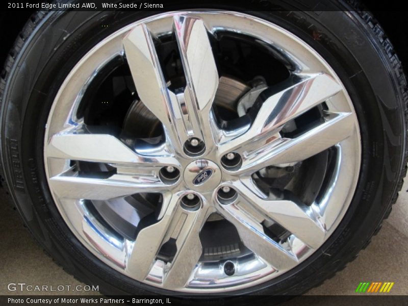 White Suede / Sienna 2011 Ford Edge Limited AWD