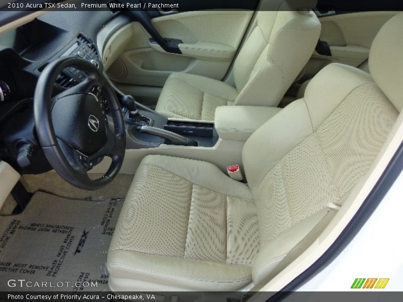 Premium White Pearl / Parchment 2010 Acura TSX Sedan