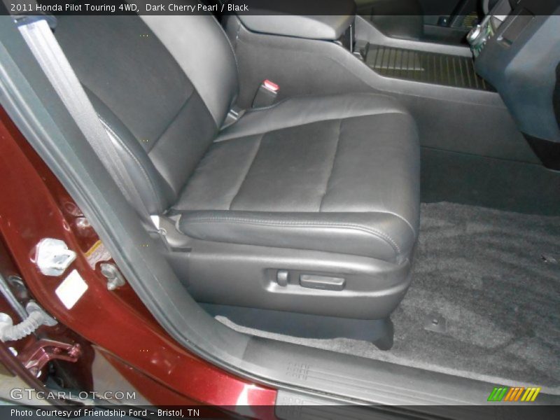 Dark Cherry Pearl / Black 2011 Honda Pilot Touring 4WD