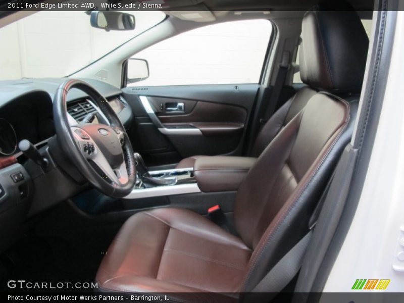 White Suede / Sienna 2011 Ford Edge Limited AWD