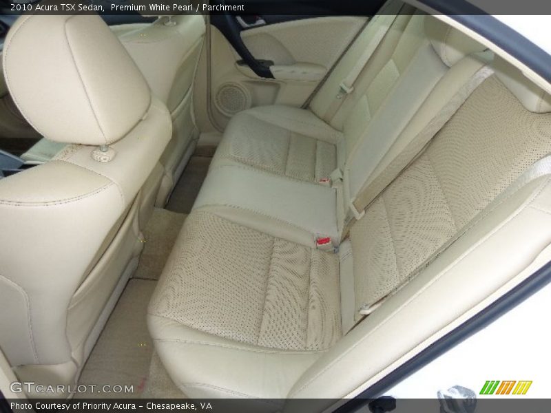 Premium White Pearl / Parchment 2010 Acura TSX Sedan
