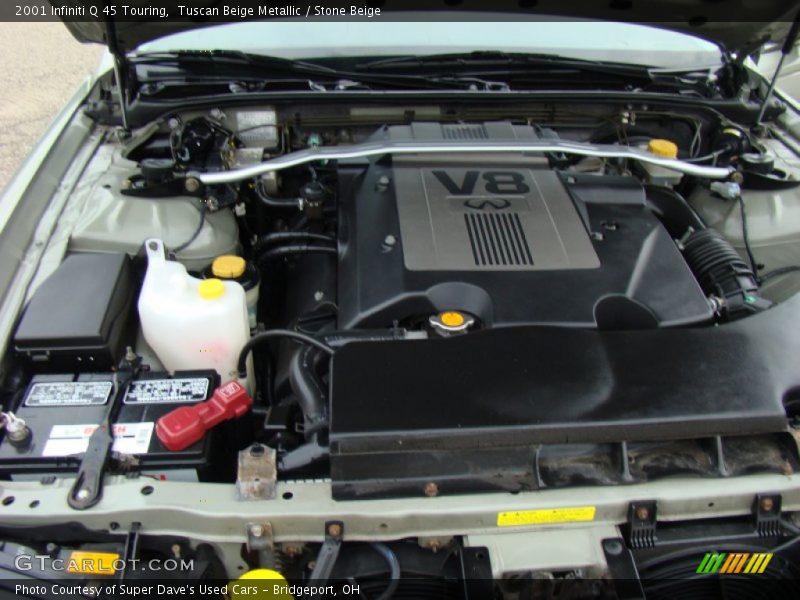 Tuscan Beige Metallic / Stone Beige 2001 Infiniti Q 45 Touring