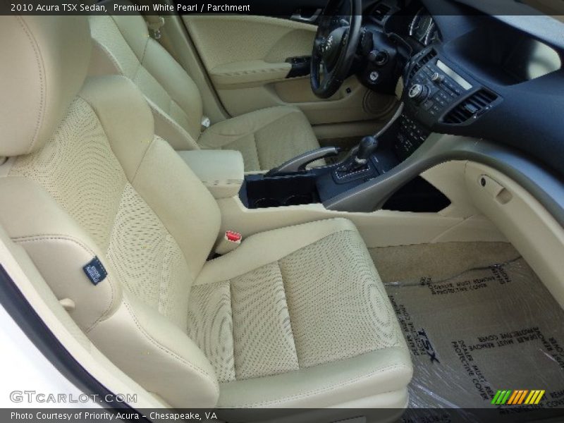 Premium White Pearl / Parchment 2010 Acura TSX Sedan