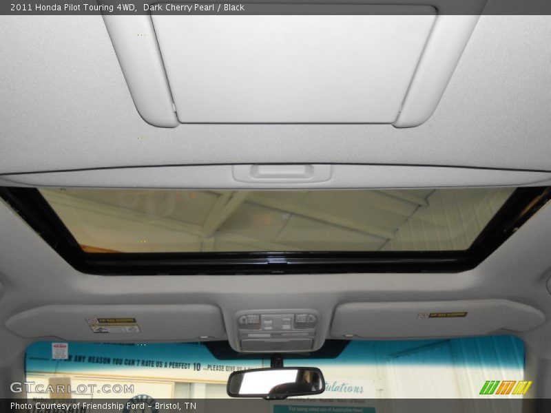 Dark Cherry Pearl / Black 2011 Honda Pilot Touring 4WD