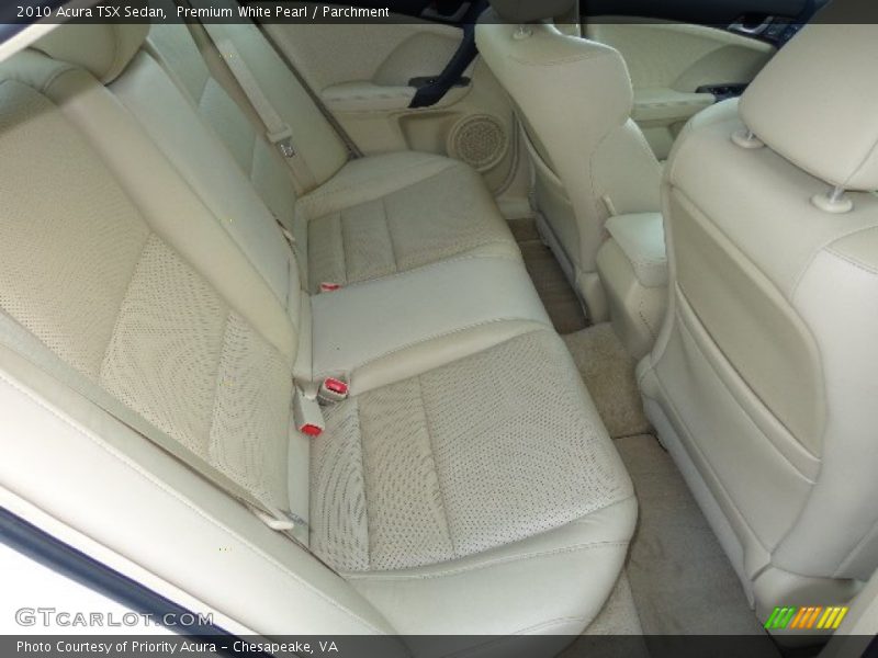 Premium White Pearl / Parchment 2010 Acura TSX Sedan