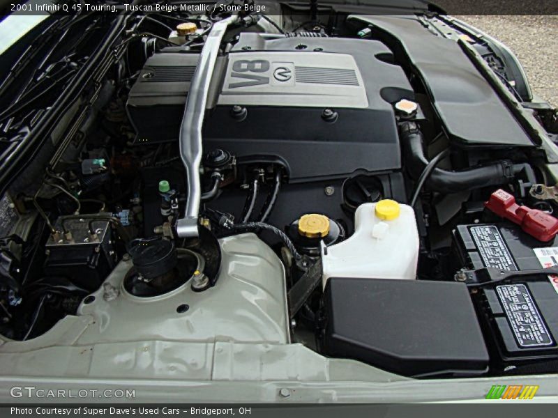 Tuscan Beige Metallic / Stone Beige 2001 Infiniti Q 45 Touring