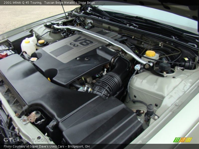Tuscan Beige Metallic / Stone Beige 2001 Infiniti Q 45 Touring