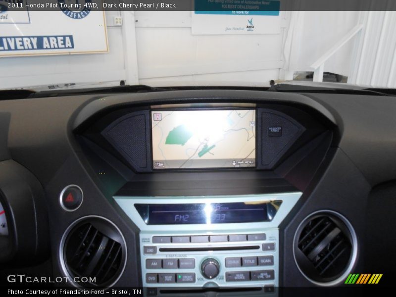 Dark Cherry Pearl / Black 2011 Honda Pilot Touring 4WD