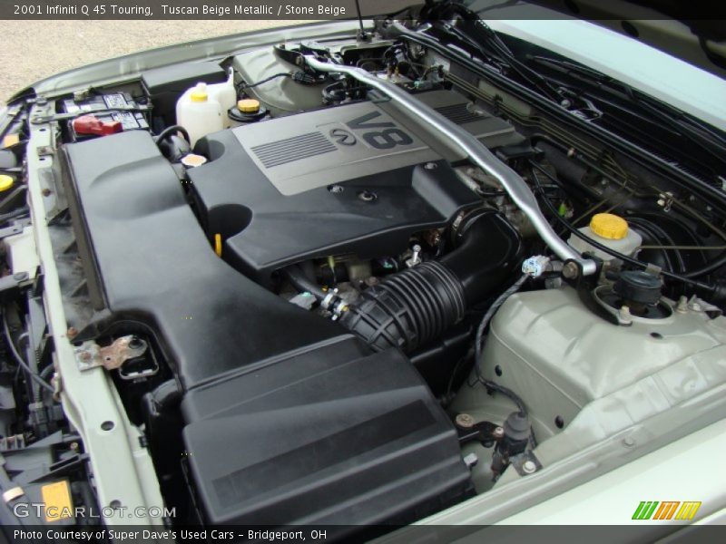 Tuscan Beige Metallic / Stone Beige 2001 Infiniti Q 45 Touring