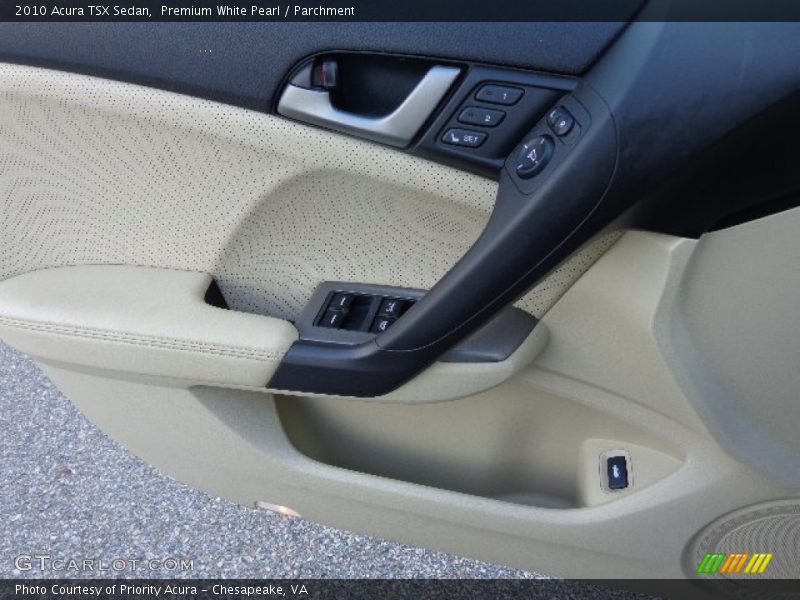 Premium White Pearl / Parchment 2010 Acura TSX Sedan