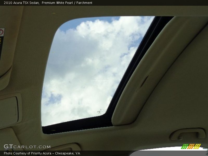Premium White Pearl / Parchment 2010 Acura TSX Sedan
