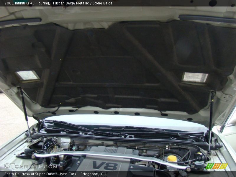 Tuscan Beige Metallic / Stone Beige 2001 Infiniti Q 45 Touring