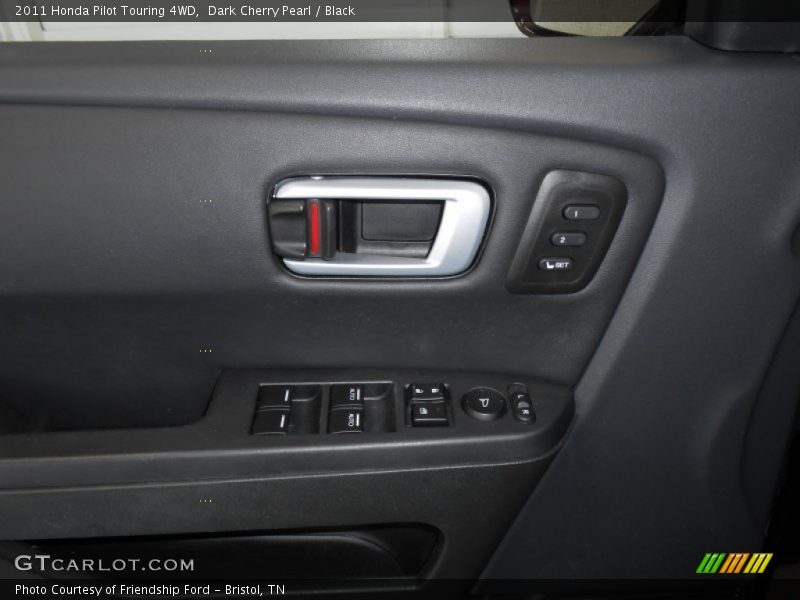 Dark Cherry Pearl / Black 2011 Honda Pilot Touring 4WD