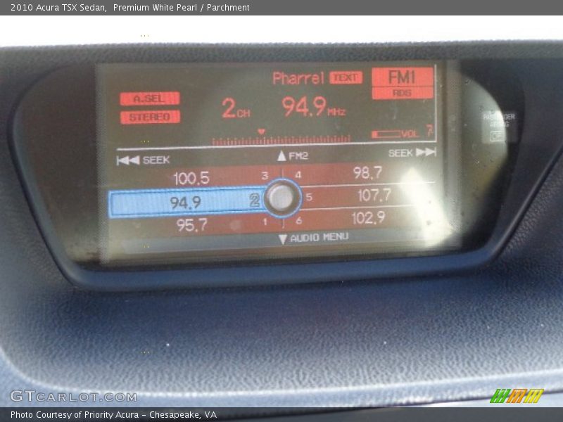 Premium White Pearl / Parchment 2010 Acura TSX Sedan
