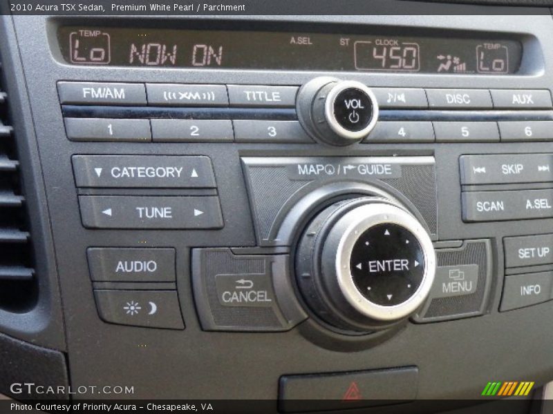 Premium White Pearl / Parchment 2010 Acura TSX Sedan