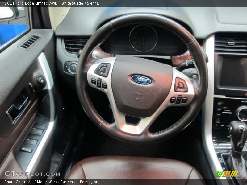 White Suede / Sienna 2011 Ford Edge Limited AWD