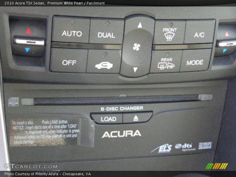 Premium White Pearl / Parchment 2010 Acura TSX Sedan