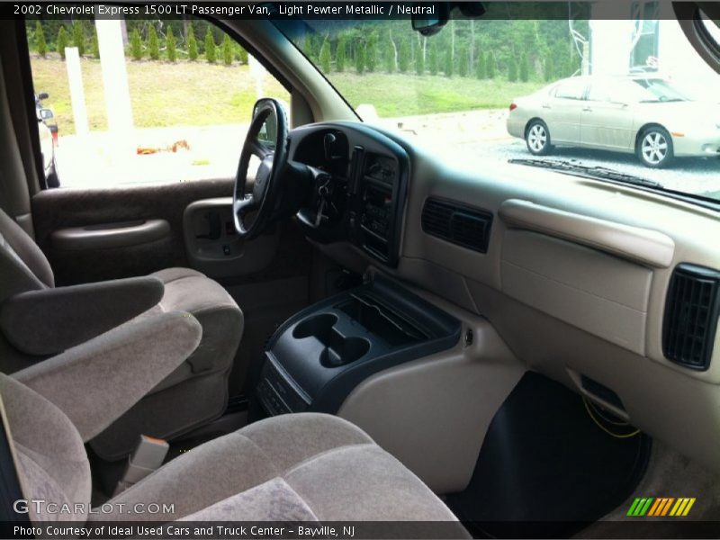 Light Pewter Metallic / Neutral 2002 Chevrolet Express 1500 LT Passenger Van