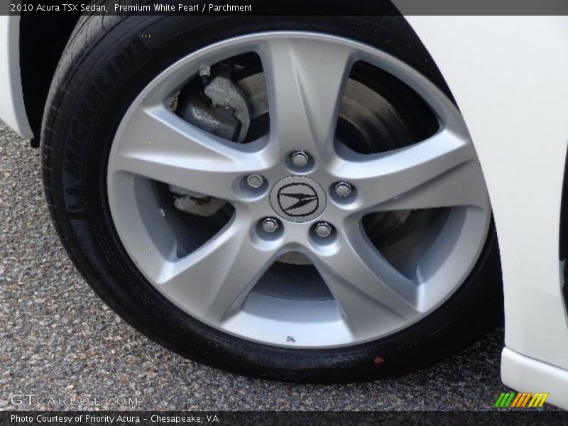 Premium White Pearl / Parchment 2010 Acura TSX Sedan