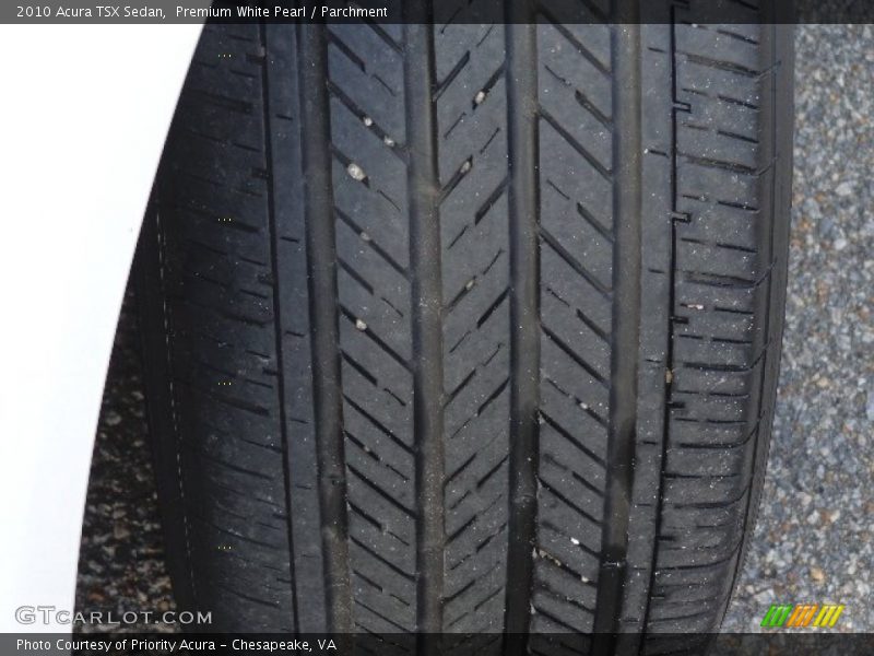 Premium White Pearl / Parchment 2010 Acura TSX Sedan