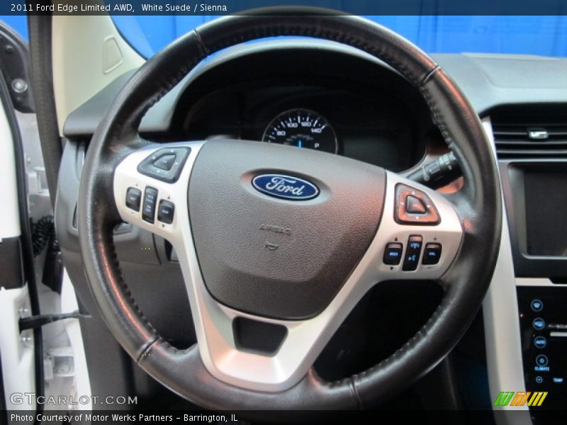 White Suede / Sienna 2011 Ford Edge Limited AWD