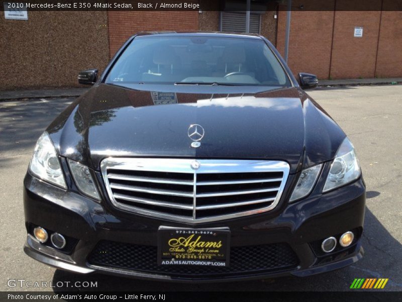 Black / Almond Beige 2010 Mercedes-Benz E 350 4Matic Sedan