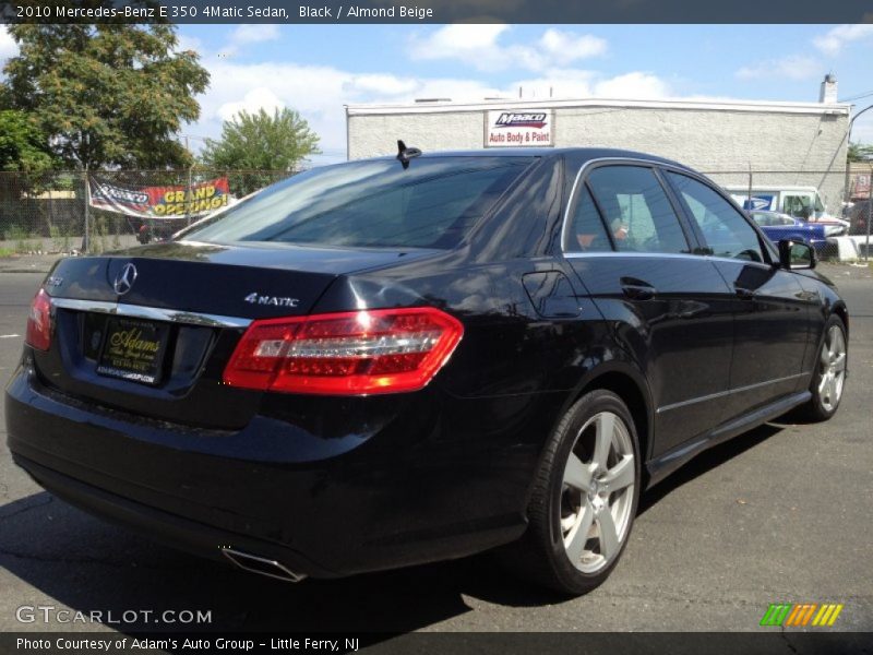 Black / Almond Beige 2010 Mercedes-Benz E 350 4Matic Sedan