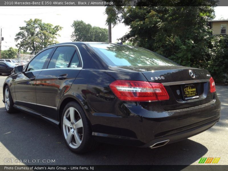 Black / Almond Beige 2010 Mercedes-Benz E 350 4Matic Sedan