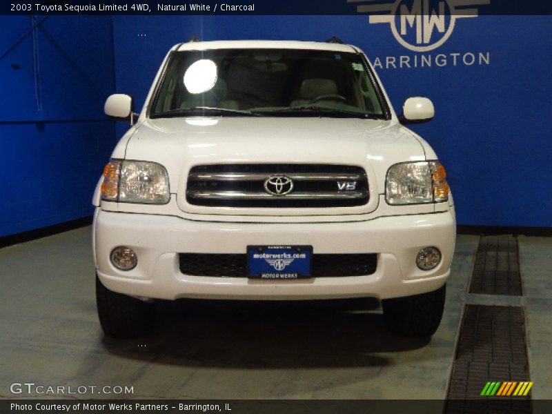 Natural White / Charcoal 2003 Toyota Sequoia Limited 4WD