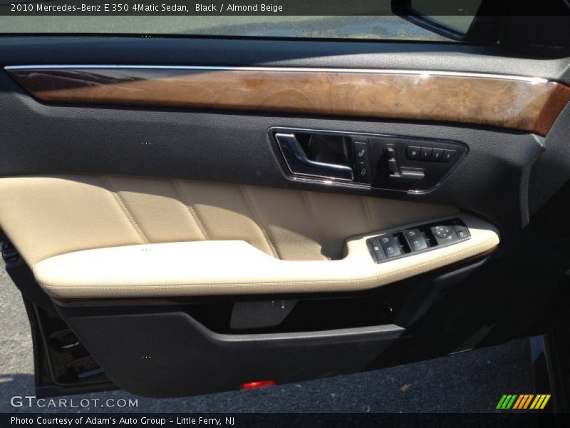 Black / Almond Beige 2010 Mercedes-Benz E 350 4Matic Sedan