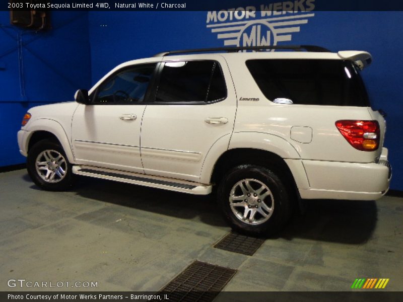 Natural White / Charcoal 2003 Toyota Sequoia Limited 4WD