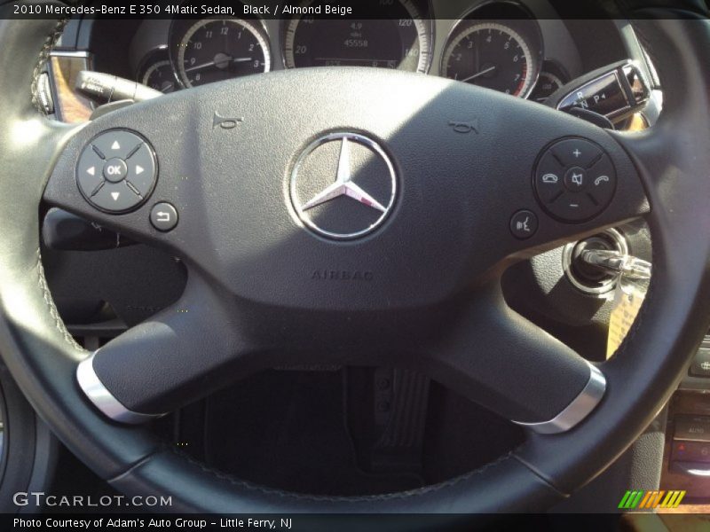 Black / Almond Beige 2010 Mercedes-Benz E 350 4Matic Sedan