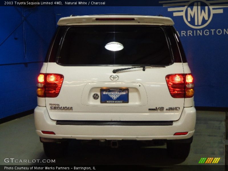 Natural White / Charcoal 2003 Toyota Sequoia Limited 4WD