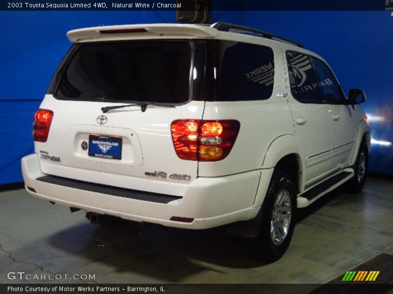 Natural White / Charcoal 2003 Toyota Sequoia Limited 4WD