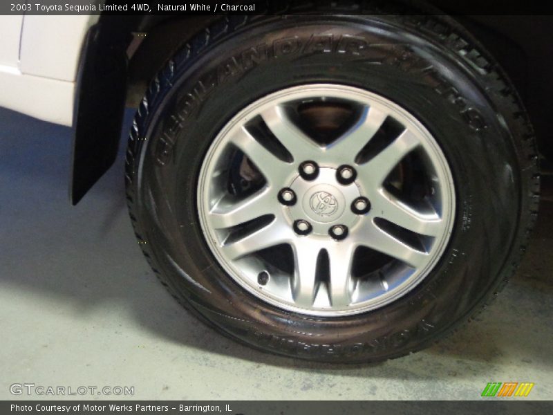 Natural White / Charcoal 2003 Toyota Sequoia Limited 4WD