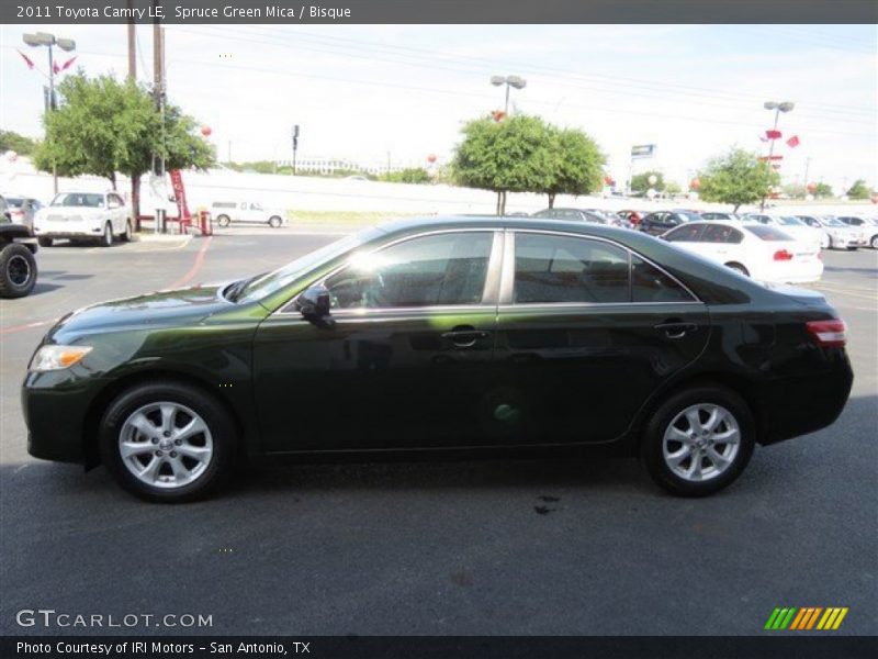 Spruce Green Mica / Bisque 2011 Toyota Camry LE