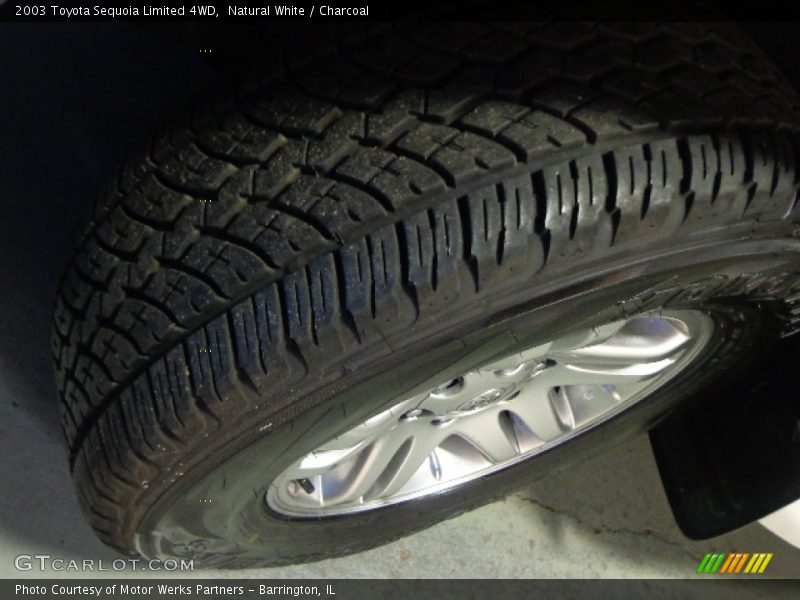 Natural White / Charcoal 2003 Toyota Sequoia Limited 4WD