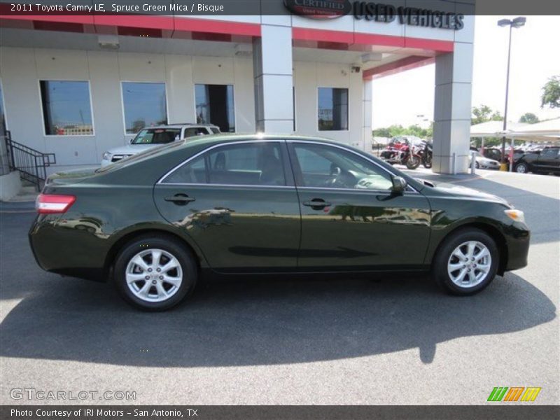 Spruce Green Mica / Bisque 2011 Toyota Camry LE