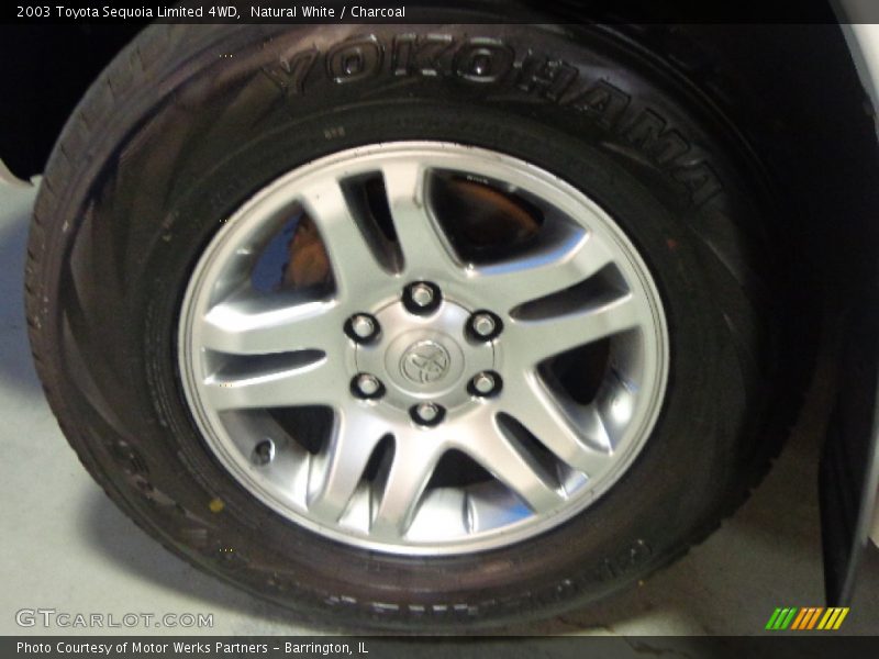 Natural White / Charcoal 2003 Toyota Sequoia Limited 4WD