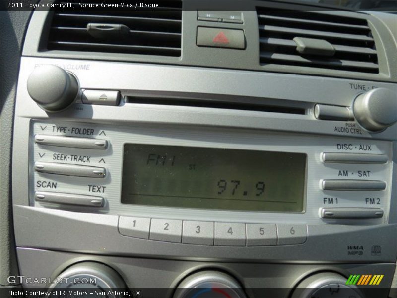 Spruce Green Mica / Bisque 2011 Toyota Camry LE