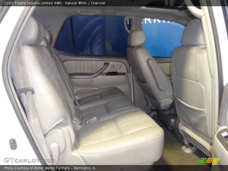 Natural White / Charcoal 2003 Toyota Sequoia Limited 4WD