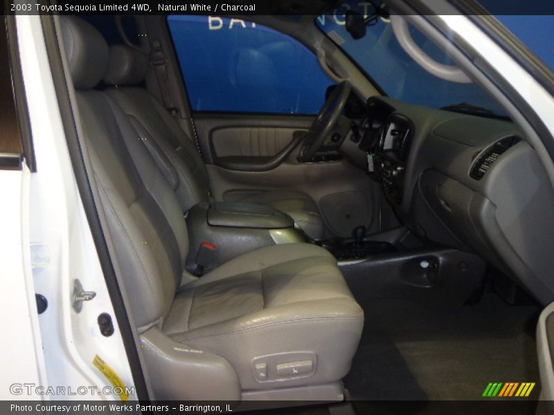 Natural White / Charcoal 2003 Toyota Sequoia Limited 4WD