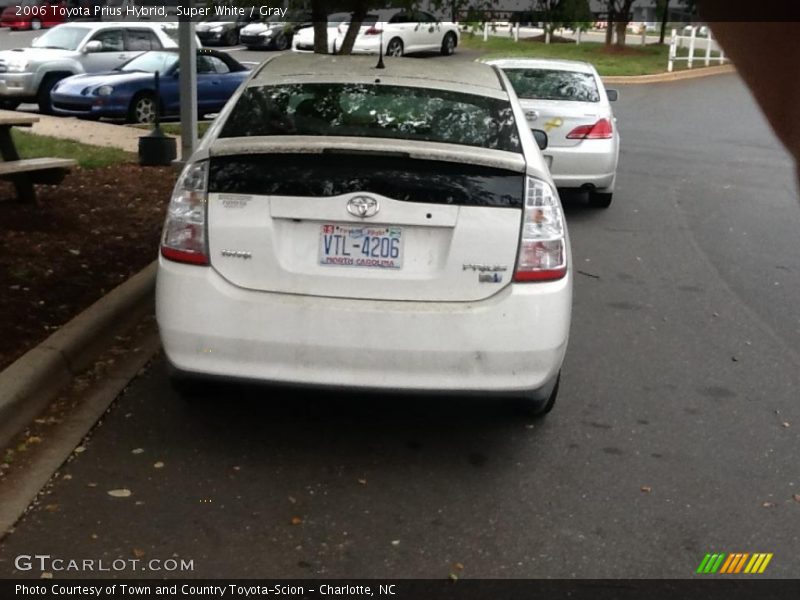 Super White / Gray 2006 Toyota Prius Hybrid