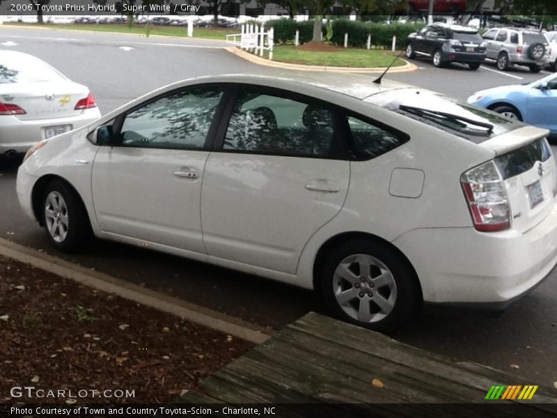 Super White / Gray 2006 Toyota Prius Hybrid